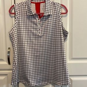 GG Blue Luxe Sport Golf Top XL